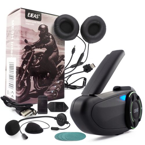 Interkom Motocyklowy EJEAS Q8 USB-C Bluetooth Aplikacja Radio FM na Arena.pl