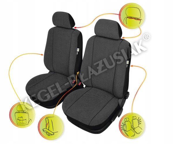 POKROWCE KOMPLET FOTELI FORD KUGA II zdjęcie 7