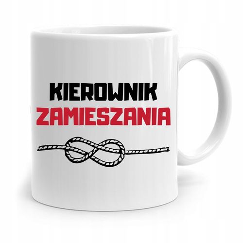 Kubek Prezent Dla Kierownika Kierownik Zamieszania Z Nadrukiem Ze Zdjęciem na Arena.pl