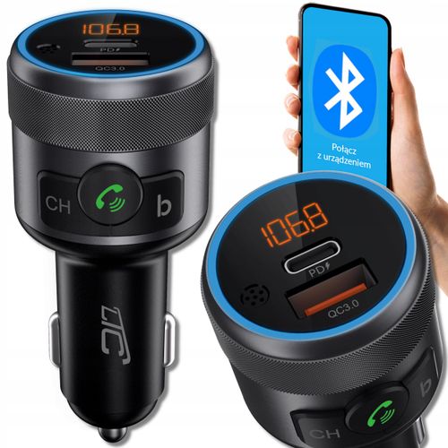 Transmiter FM BT z ŁADOWARKA USB Bluetooth na Arena.pl