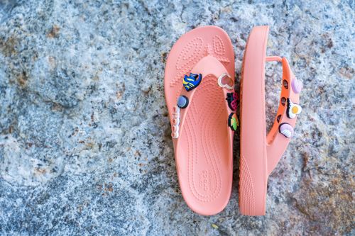 Crocs Damskie Lekkie Japonki Klapki Baya 208395 Platform Flip 42-43 na Arena.pl