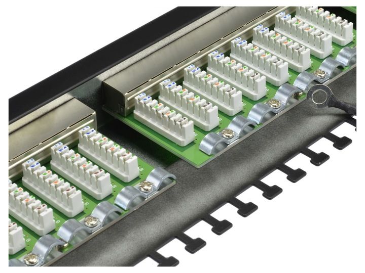 NEKU Patch panel patchpanel RACK 19'' kat6 24p FTP zdjęcie 4