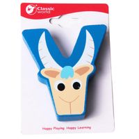 DLA DZIECI  DREWNIANA LITERKA Y