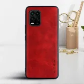 Etui AIORIA Vintage LEATHER do Xiaomi Mi 10 Lite czerwony