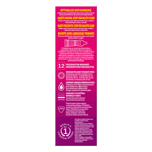 Prezerwatywy Durex Pleasuremax A12 na Arena.pl