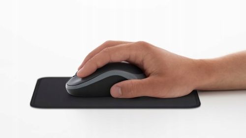 Myszka bezprzewodowa Logitech M185 szara, sensor optyczny 1000DPI 2.4GHz na Arena.pl