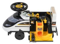 Interaktywny Jeździk 2W1 Policja Czarno-Biała Dla Dzieci 3+ Dźwięki Światła