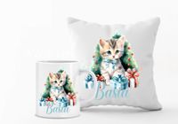 Zestaw PODUSZKA i KUBEK z nadrukiem personalizowany prezent na MIKOŁAJKI