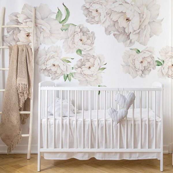 Naklejki Białe Piwonie DK306 zdjęcie 3