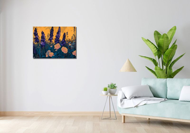 Obraz 70x50cm Złoty Ogród zdjęcie 2