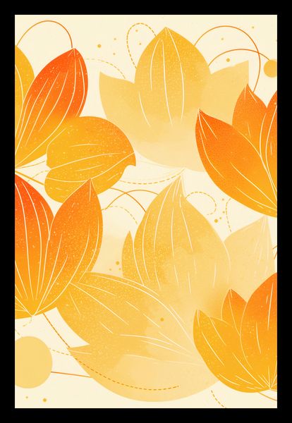 Plakat 40x60cm Jesienna Wizualizacja zdjęcie 2