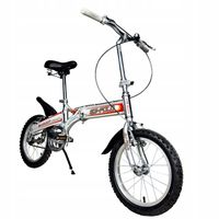 ROWER MIEJSKI SKŁADANY EZ-FOLD LEKKI SKLADAK ALUMINIOWY DAMSKI MESKI+STOPKA