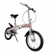 ROWER MIEJSKI SKŁADANY EZ-FOLD LEKKI SKLADAK ALUMINIOWY DAMSKI MESKI+STOPKA