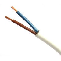 PRZEWÓD MIESZKANIOWY H03VV-F OMY 2X1.0 BIAŁY 300V - 100 MB - E113BD-YY001