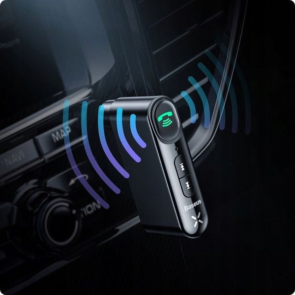 ODBIORNIK ADAPTER BLUETOOTH BASEUS Qiyin 5.0 mini jack 3.5mm AUX zdjęcie 13