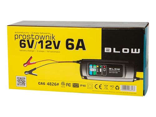 Prostownik 6V-12V/6A - Ładowarka na Arena.pl
