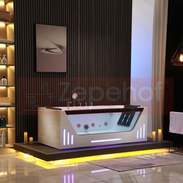 Wanna z hydromasażem EBX-7066 white prostokątna 170cmx78cmx61cm Wodosp zdjęcie 10