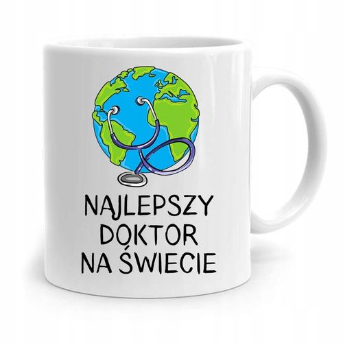 Kubek Prezent Dla Doktora Lekarza Najlepszy Doktor Z Nadrukiem Ze Zdjęciem na Arena.pl