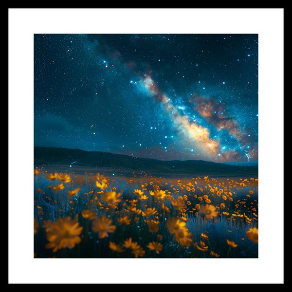 Plakat 40x40cm Nocne Niebiosa zdjęcie 3