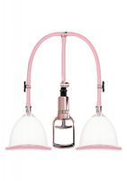 breast pump set medium   rose gold