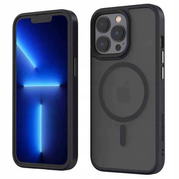 Spacecase Hybrid Mag Iphone 13 Pro Black zdjęcie 10