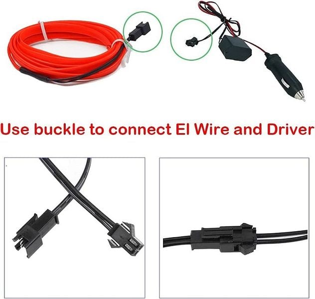 Neon Taśma Neonowa Led Do Dekoracji Wnętrza Samochodu 3M/12V Biała zdjęcie 12