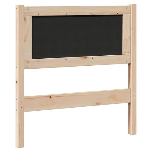 Tapicerowane wezgłowie Brązowy 75 cm Lite drewno sosnowe na Arena.pl