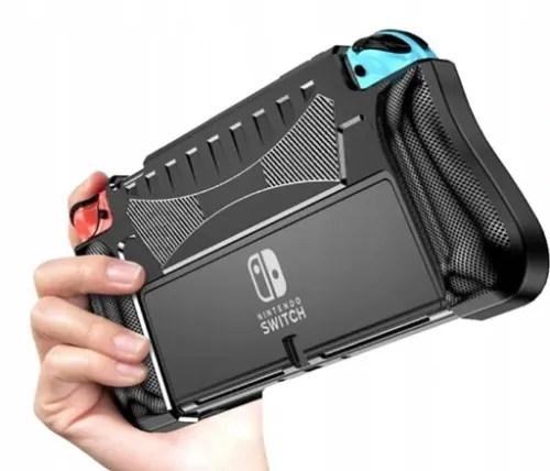 Etui do Nintendo Switch Oled 7.0 karbon czarne na Arena.pl
