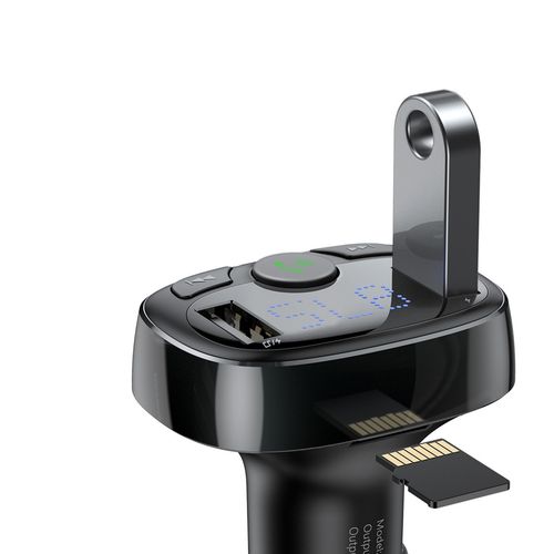 transmiter fm bluetooth karty tf sd ładowarka do samochodu 2x usb czarny na Arena.pl