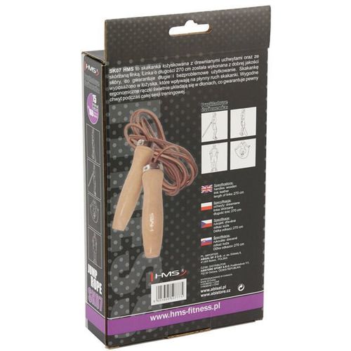 Skakanka skórzana z drewnianą rączką SK07 HMS na Arena.pl