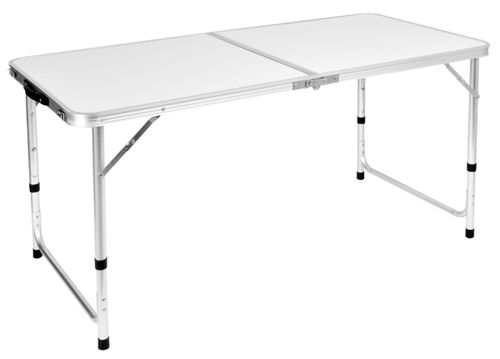 Zestaw turystyczny TRAMP kempingowy składany 120x60 cm biały na Arena.pl