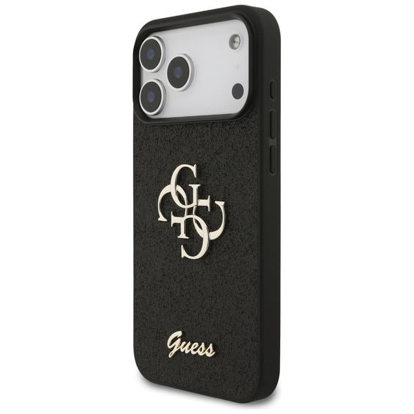 Etui Guess Fixed Glitter Big 4G do iPhone 17 Pro Max czarny zdjęcie 2