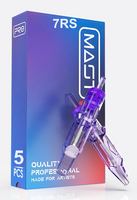 MAST PRO Komplet Kartridże Igły modułowe do Tatuażu 5x 7RS makijażu Dragon
