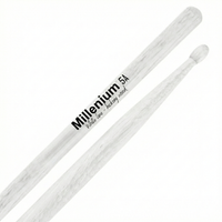 Pałki pałeczki perkusyjne Hikora Białe Millenium H5A 5A Hickory