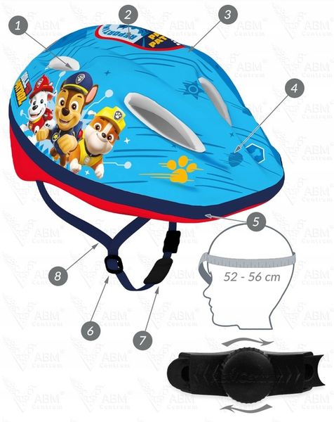 4x ochraniacze kask rowerowy rękawiczki Psi Patrol Marshall Chase Czejs zdjęcie 7