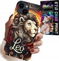 ETUI DO IPHONE 15 PLUS - LEW, ZNAK ZODIAKU ASTRONOMIA, CASE + SZKŁO