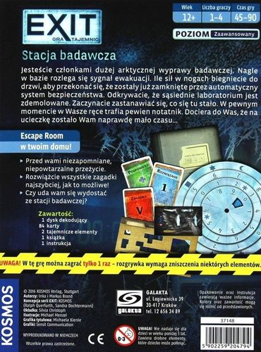 Gra EXIT: Stacja Badawcza na Arena.pl