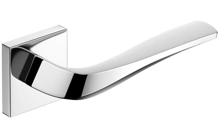 KLAMKA DRZWIOWA PREMIUM FLOW Q CHROM POŁYSK zdjęcie 1