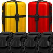 4X PAS ZABEZPIECZAJĄCY DO WALIZKI TORBY BAGAŻU MOCNY PASEK SPINAJĄCY BAGAŻ