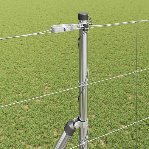 Ogrodzenie pastwiskowe Srebrny 50 x 1.5 m Stal galwanizowana na Arena.pl