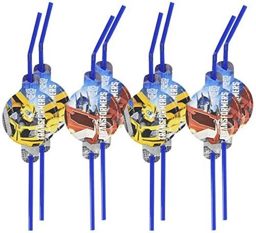 Słomki Transformers 8 szt na Arena.pl