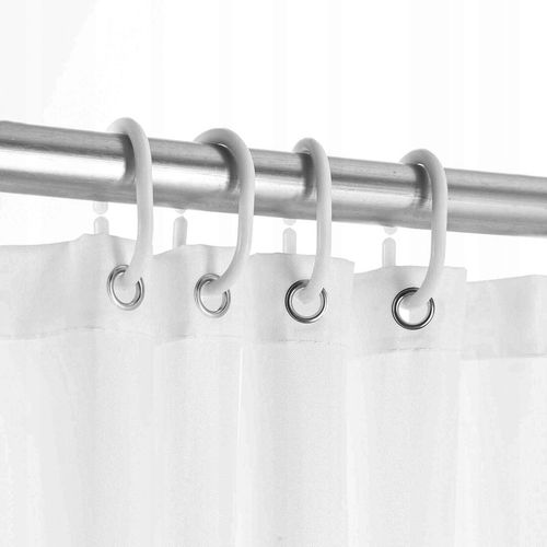 ZASŁONA PRYSZNICOWA TEKSTYLNA KOTARA DO WANNY ZASŁONKA POD PRYSZNIC KURTYNA na Arena.pl