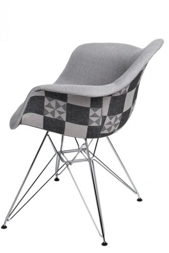 Krzesło P018 DAR Pattern szare/patchwork na Arena.pl