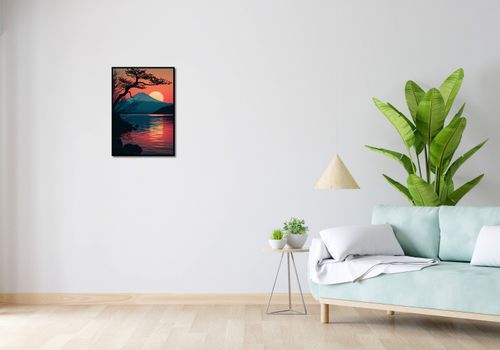 Plakat 42x59,4cm Góra Wieczorem na Arena.pl