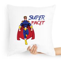 Poduszka Prezent Dla Chłopaka Super Facet Z Nadrukiem Ze Zdjęciem