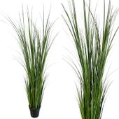 SZTUCZNA TRAWA WYSOKA ROŚLINA W DONICZCE DEKORACYJNA TRAWA OZDOBNA 150 cm