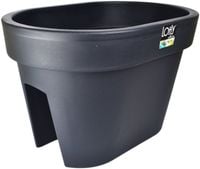 DONICA DONICZKA BALKONOWA NA BALUSTRADĘ ANTRACYT OGRODOWA LOFLY RAILING