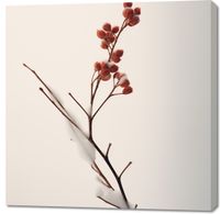 Obraz 100x100cm Subtelna Siła Zimy