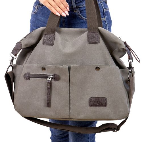 TORBA na ramię DUŻA podróżna miejska WOREK SHOPPER pojemna na Arena.pl