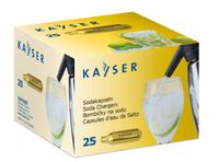 NABOJE DO WODY SODOWEJ CO2 KAYSER 25 SZT.